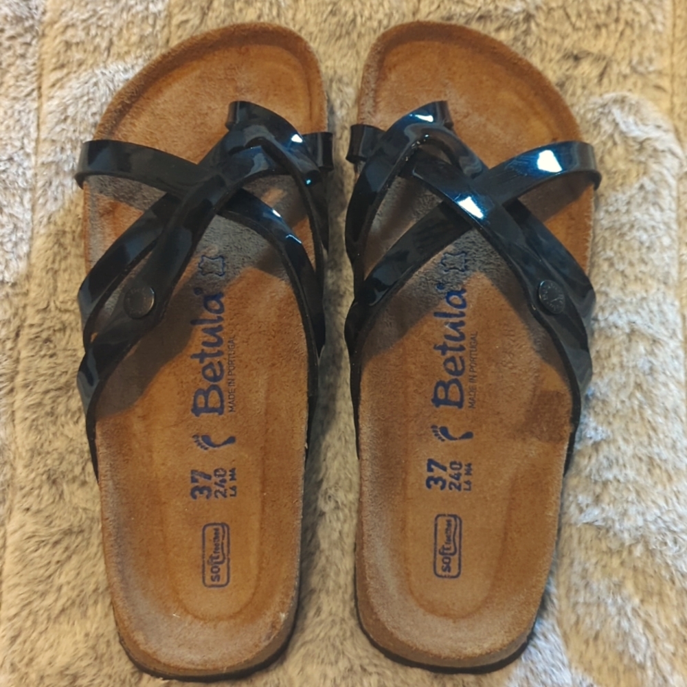 Black Betula Sandals Size 37